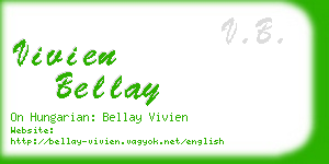 vivien bellay business card